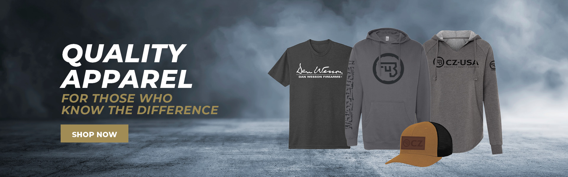 Quality apparel for those who know the difference. Shop Now.